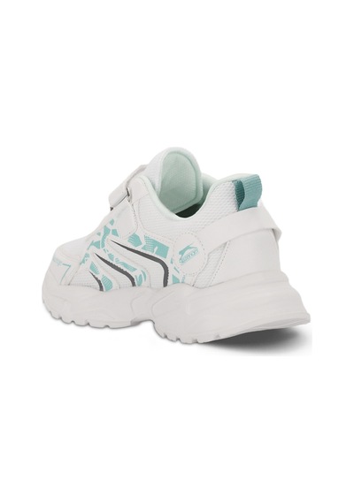 Slazenger KANNER I Çocuk Cırt Cırtlı Beyaz / Yeşil Günlük Spor Ayakkabısı