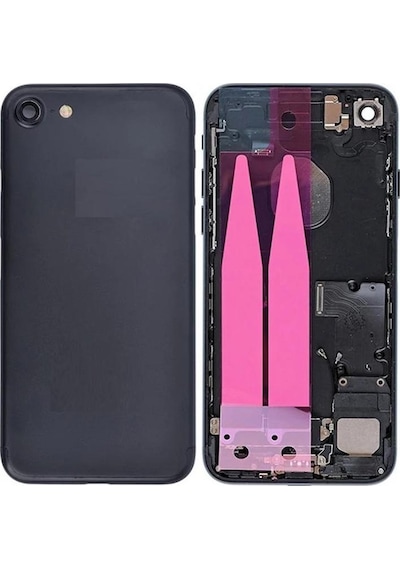 Apple Uyumlu iPhone 7 İle Dolu Kasa Siyah