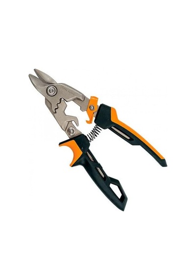 Fiskars 1027212 Powergear Metal Levha Makası - Kısa Kesim
