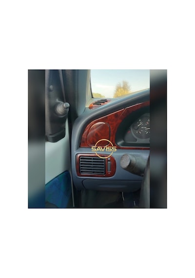 Fiat Palio Uyumlu Gül Desenli Maun, Full Set Torpido Maun Kaplama,konsol Kaplama Gül Desenli Maun