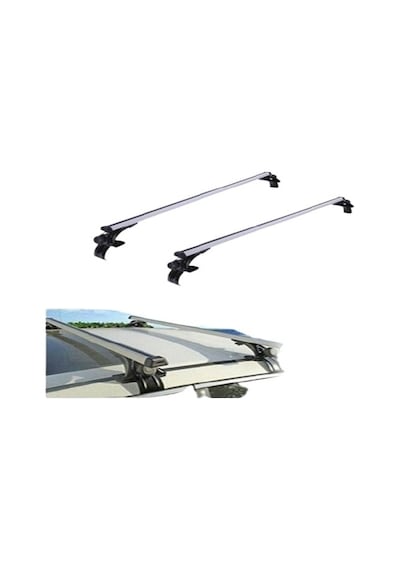 Blueoto Opel Astra H Sedan 2006-2012 3 Aparatlı Oluksuz Tip Port Bagaj Tavan Çıtası Ara Atkı Barı Çıta Blueoto