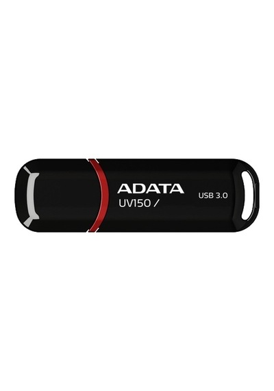 Adata Uv150 Usb Bellek Çubuğu, 64gb, Usb 3.0, Siyah