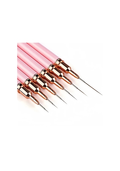 Lulaa Nail Art Liner Fırçalar Boyama Detay Tırnak Fırçaları Nail Art Süsleyen Black