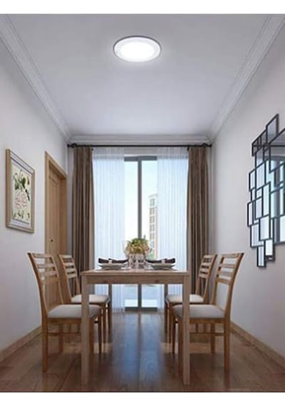 20w Gece Gündüz Sensörlü Sıva Üstü Tavan Armatür Cata Bologna Slim Kasa Panel Led Armatür 2050 Lm Gün Işığ Çok Renkli
