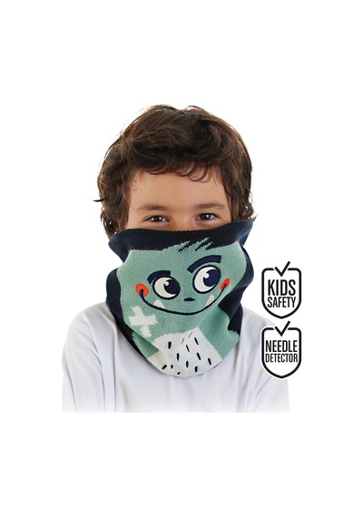 Canavar Erkek Çocuk Triko Boyunluk - Kar Maskesi