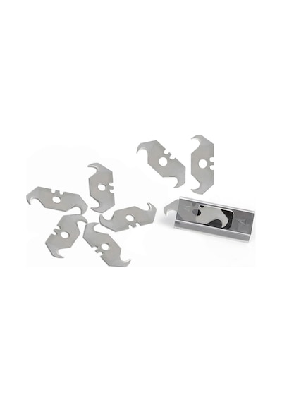 Workpro Wp213023 10 Lu Kanca Tipi Çengelli Rötuş Maket Bıçağı Yedeği