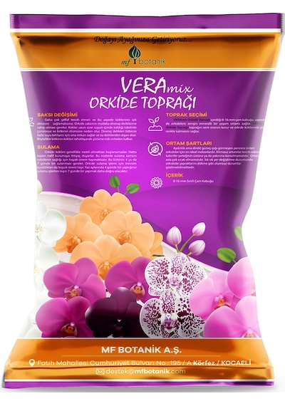 Orkide Toprağı 3 Litre Orkide Çiçeklendirme Toprağı