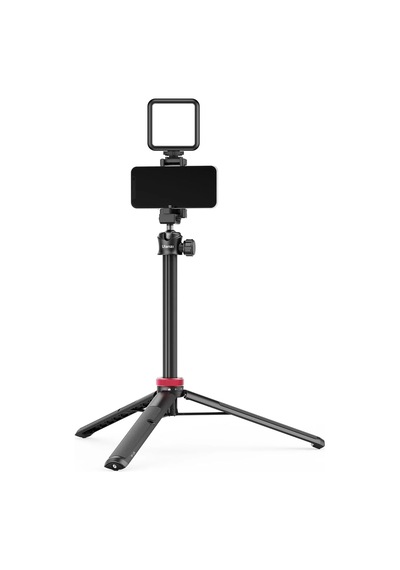 Ulanzi Mt-44 Selfie Çubuğu Telefon Ve Kamera İçin Tripod Maks. 146 Cm Yüksekliğinde Uzatılabilir Siyah/kırmızı