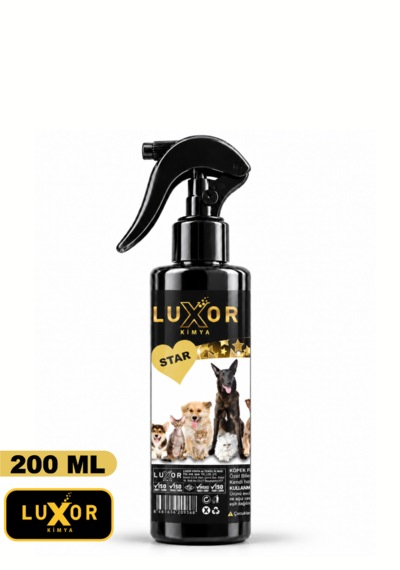 Luxor Kimya Evcil Hayvan Parfümü Kedi & Köpek Koku Giderici Star 200 Ml