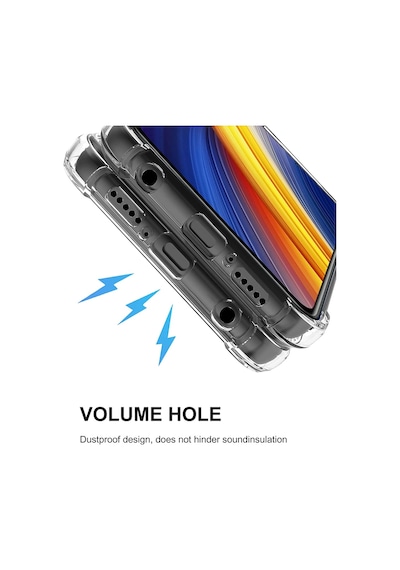 Xiaomi Poco X3 Pro Kilif Köse Korumali Seffaf Silikon Kapak 415481359