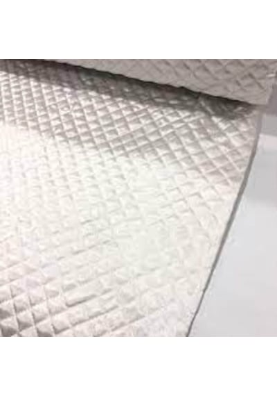 Dikişli Kapitone Kumaş Krem Renk 100x100 Cm (524780425)