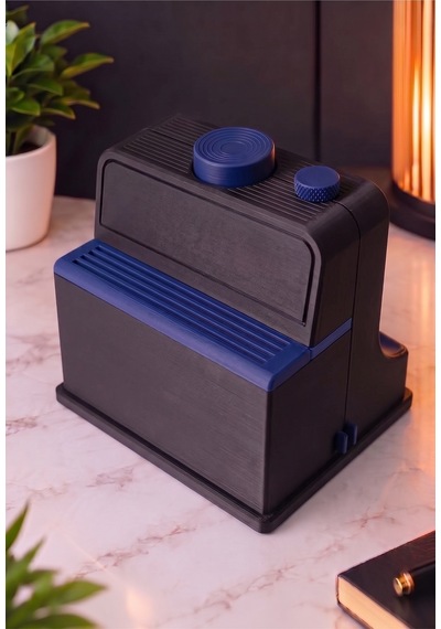 Sincara Home Coffee Print Kahve Üzeri Desen Yapma Makinesi Latte Art Ve Kahve Köşesi Aksesuarı 3d Baskı Kahve Sunumuna Yeni Bir Devrim Siyah - Lacivert