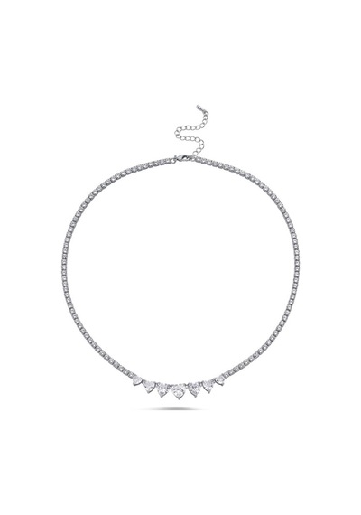 Merano Design Seven Heart Kolye Gümüş