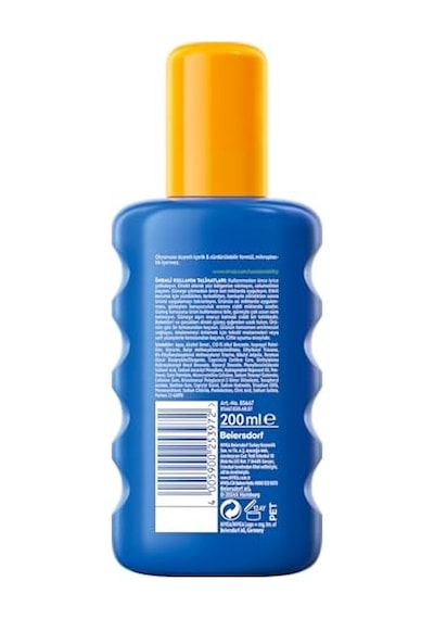 Nıvea Sun Spf50+ Çocuklar İçin Yüksek Güneş Koruyucu Vücut Spreyi 200ml,ekstra Suya Dayanıklı,e&c Vitamini