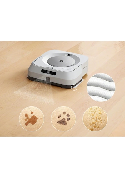 Irobot Braava Jet M6 Beyaz Robot Paspas (Teşhir)