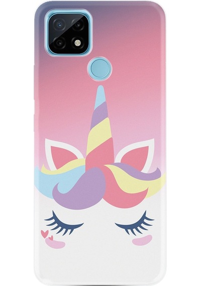 Realme C25S Kılıf Desenli Sweety Unicorn 1737