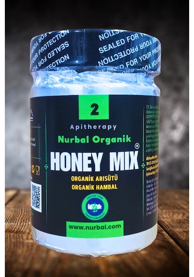 Nurbal Şifa Merkezi Honey Mix 2 Organik Arısütü Bal 400 G