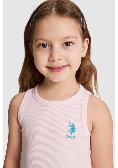 U.S. Polo Assn. U.s. Polo Assn. Kız Çocuk Açık Pembe Tişört Basic 50325671-vr078 Acık Pembe