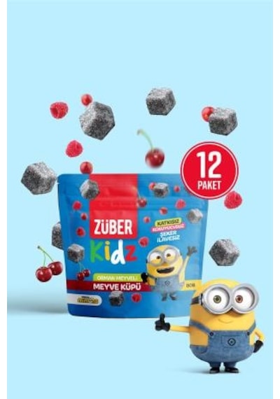 Züber Kidz Meyve Küpü Orman Meyveli 12 x 49 G