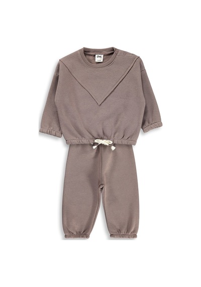 Civil Baby Basic 6-18 Ay Takım - Kahve