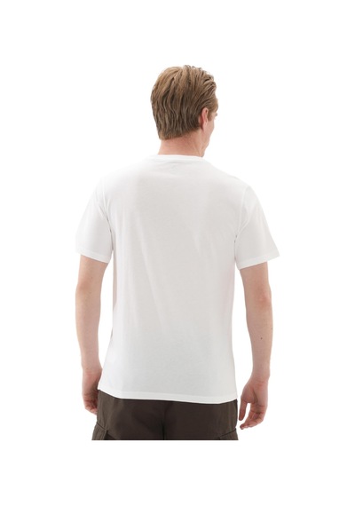 10025458-102 Converse Go-to Star Chevron Logo Standard-fıt T-shırt T-shirt Beyaz 10025458-102 Beyaz
