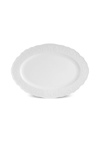 Karaca Beatrice Kayık Tabak 35 Cm Beyaz