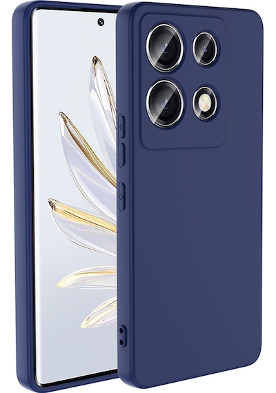 İnfinix Note 30 Vıp Kılıf İçi Kadife Lansman Kapak Lacivert
