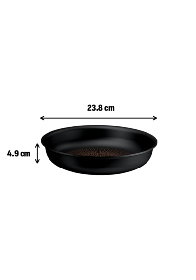 Tefal Excellence+ Fusion Core 9x Mix Tava - 22 Cm 001 Siyah
