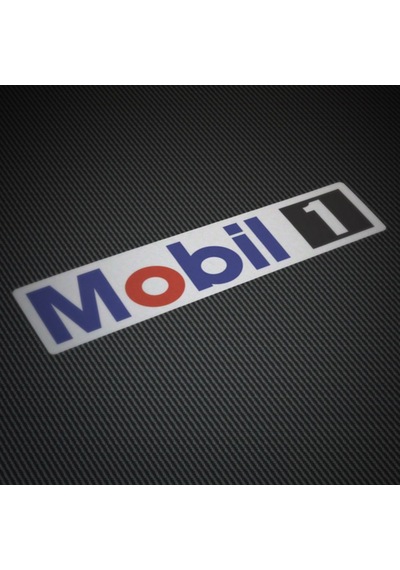 Oto Sticker Mobil 1 Logo Sticker 2 Adet  -