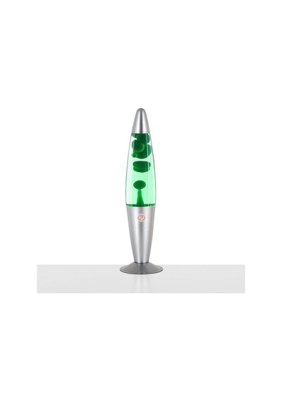 Dekoratif Lav Lamba - Lava Lamp Büyük Boy 41 Cm Yeşil