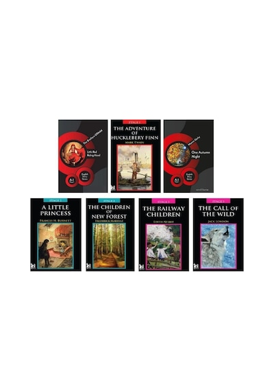 İngilizce Hikayeler 7 Kitap Set Stage 1-2-3
