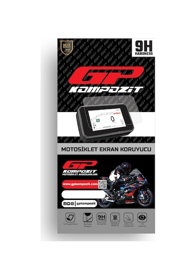 Gp Kompozit Sym Jet 14 Evo Plus 2023-2026 Uyumlu Motosiklet Ekran Koruyucu Şeffaf