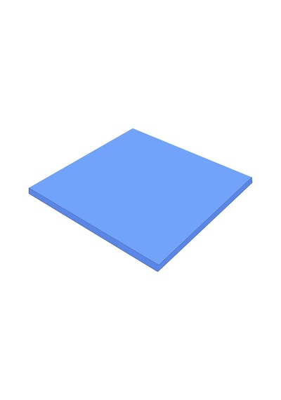 Keepro 10 CM x 10 CM x 1 MM Silikon Termal Silikon Ped