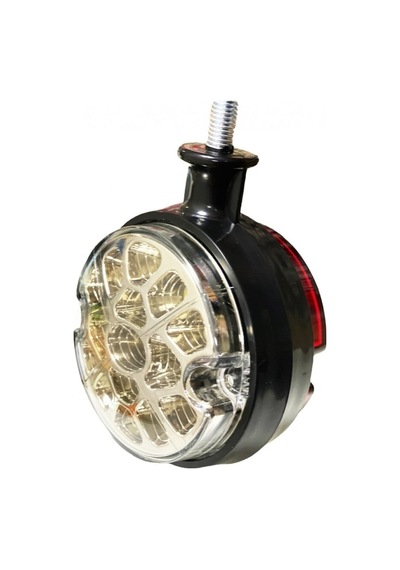 Ahmet Otomotiv 2 Adet 38 Ledli Ayna Altı Küpe Led Lamba Kırmızı-beyaz 12v-24v