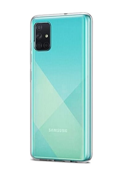 A71 Için Kılıf Transparent Soft Beyaz Galaxy A71 İle Uyumlu Kılıf - Beyaz Diğer