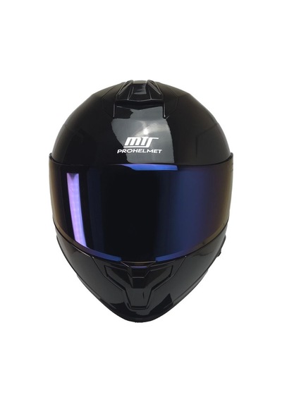 X340 Siyah Motosiklet Kaskı Spoiler Mod Güneş Vizörlü Full Face Kask