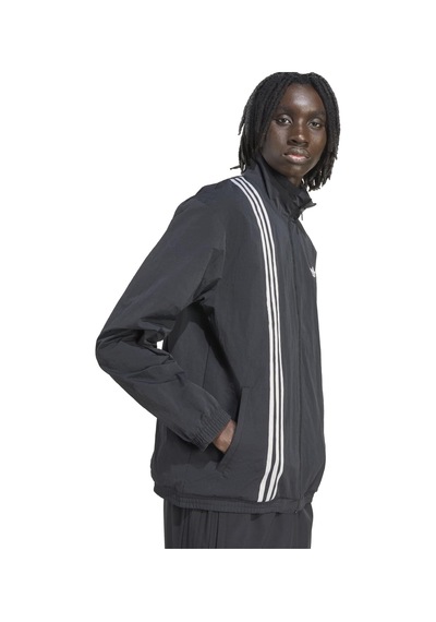 Black Adidas Erkek Günlük Eşofman Üstü Firebird Tt Jv9882 Siyah