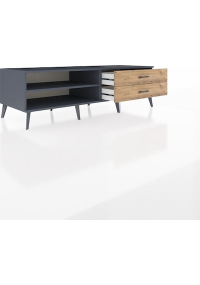 Kronos Tv Ünitesi Tek Raflı 2 Çekmeceli 176x59x51 Antrasit-antrasit/çam Antrasıt/atlas Çam Kronos Tv Ünitesi Tek Raflı 2 Çekmeceli 176x59x51 Antrasit-antrasit/çam Antrasıt/atlas Çam