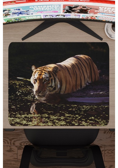 Karadeniz Kaplanı Kaymaz Dikişli Kauçuk Oyuncu Mousepad V5 - 48x40 Xl Gaming Mouse Pad Fare Altlığı