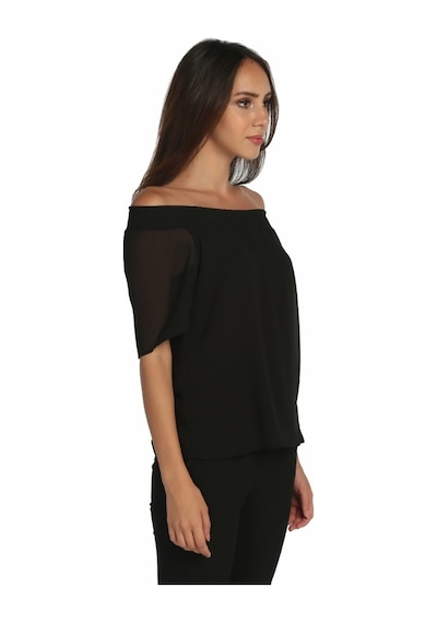Bulalgiy Kadın Siyah Carmen Bluz - Bga100221