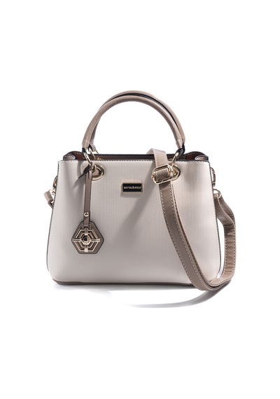 Silver Polo Sp1272 Kadın El Çantası Düz Bej-latte