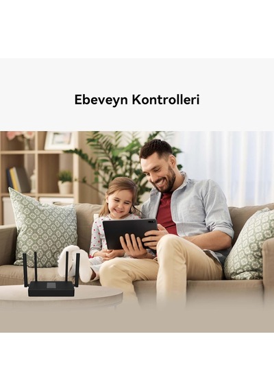 Huaweı Wifi Ax3s Router, Wi-fi 6 Ax3000 Gigabit Çift Bant Kablosuz Yönlendirici, 4 Adet Otomati
