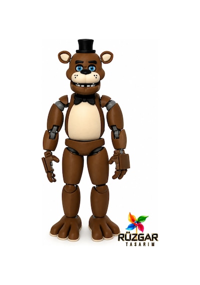 Fnaf Freddy Five Nights At Freddy's Eklemli Dummy T13 Koleksiyon Figürü