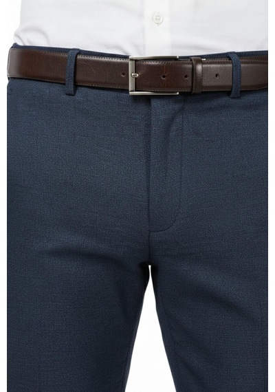 Kamer Erkek Regular Fit Klasik Pilesiz Kanvas Pantolon P1168 Bgl-st04796 Lacivert