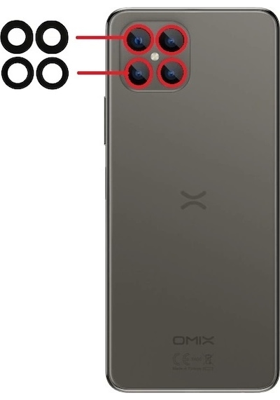 Omix X600 Kamera Camı