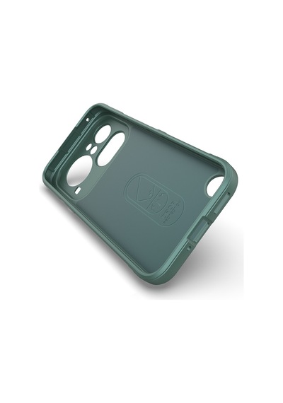 Maks Technology Nothing Phone 4a Pro Kılıf Esnek Tpu Oyuklu Arka Yüzey Tasarımlı Mkst Etnik Silikon Kapak - Koyu Yeş Yeşil