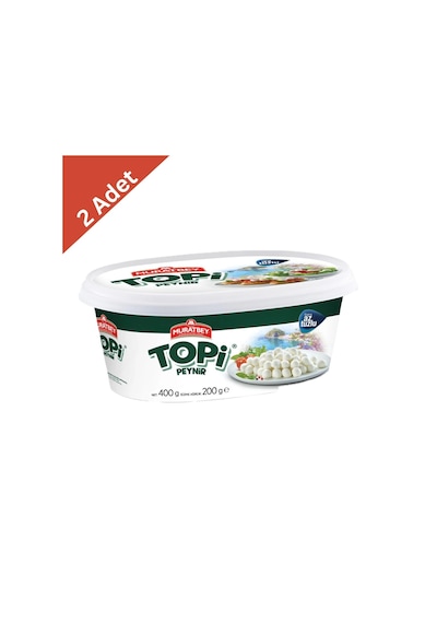 Muratbey Topi Peyniri 200 G X 2 Adet - Eğlenceli Ve Besleyici Atıştırmalık