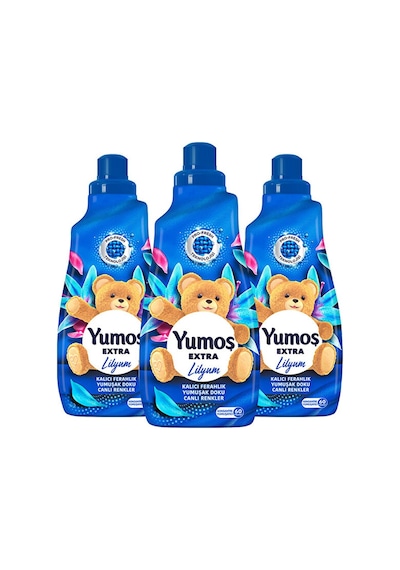 Yumoş Extra Konsantre Çamaşır Yumuşatıcısı Lilyum 1440 Ml 60 Yıkama 3 Adet 3'lü Set