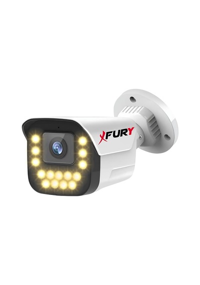 Fury 16 Lı 15 Warm Led Gece Renkli Görüş Su Geçirmez Güvenlik Kamerası Seti 250gb
