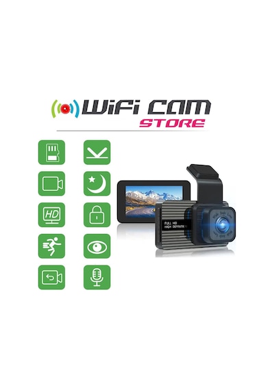 2mp 3 İnç Ultra Geniş Açı Lensli Full Hd Araç Kamerası
